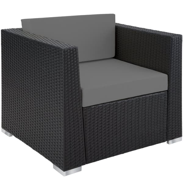 Polyrattan loungesæt München - sort