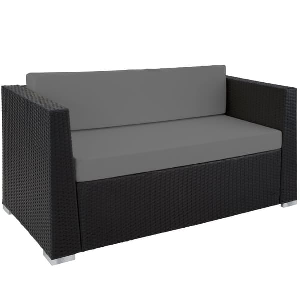 Polyrattan loungesæt München - sort