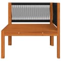 Miniatyrbild 9 av 11: vidaXL Trädgårdssoffa med dynor 4-sits massivt akaciaträ