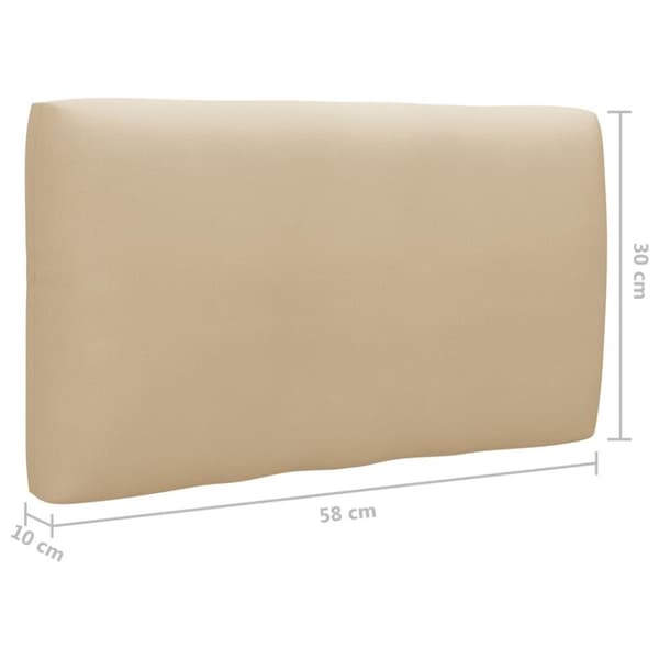 vidaXL Pallsoffgrupp med dynor 4 delar vit impregnerad furu