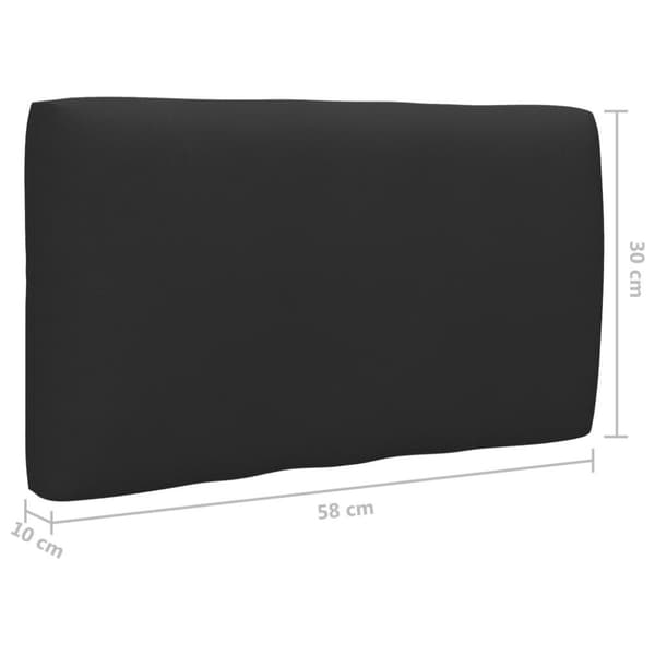 vidaXL Pallsoffa 2-sits med dynor impregnerad furu