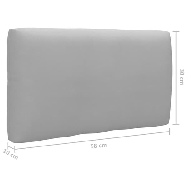 vidaXL Pallsoffa 2-sits med dynor impregnerad furu