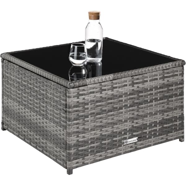 Polyrattan loungesæt Verona - grå