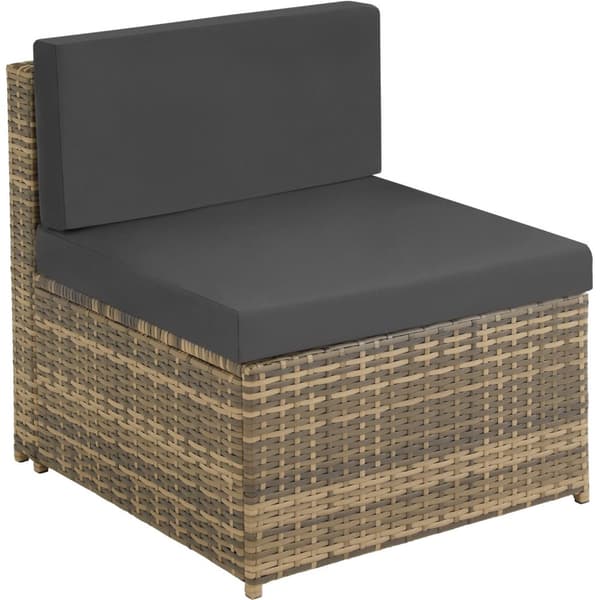 Polyrattan loungesæt Verona - natur