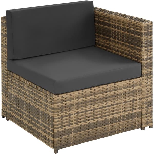 Polyrattan loungesæt Verona - natur
