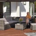 Miniatyrbillede 3 af 11: Polyrattan loungesæt Verona - sort