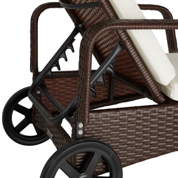 Polyrattan solseng Cassis - brunmeleret
