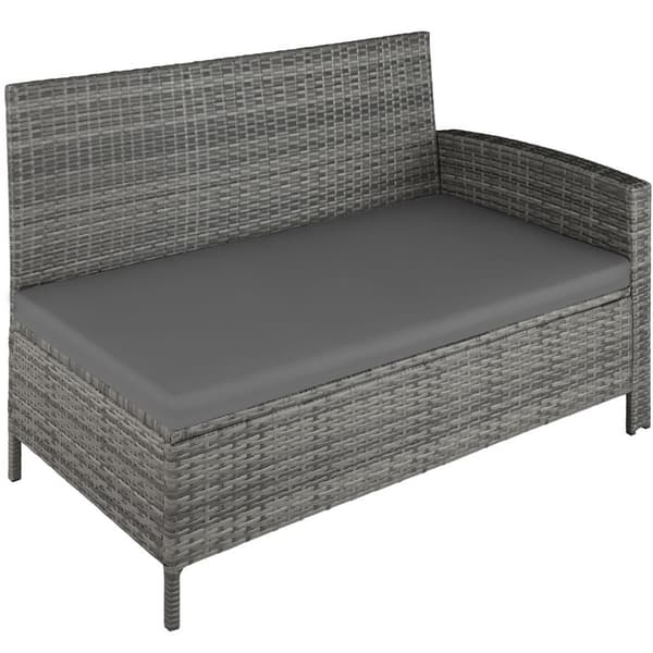 Polyrattan havemøbelsæt Barletta - grå/beige