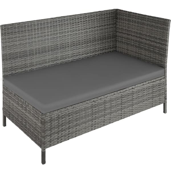 Polyrattan havemøbelsæt Barletta - grå/beige