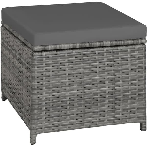 Polyrattan havemøbelsæt Barletta - grå/beige