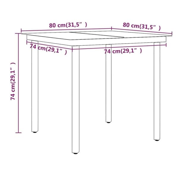 vidaXL Hagespisegruppe med puter 3 deler beige og svart
