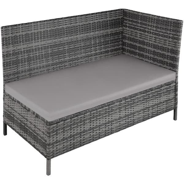 Polyrattan havemøbelsæt Barletta - grå