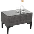 Miniatyrbillede 6 af 11: Polyrattan loungesæt Bellaria med aluminiumsramme - grå