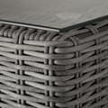 Miniatyrbillede 10 af 11: Polyrattan loungesæt Bellaria med aluminiumsramme - grå