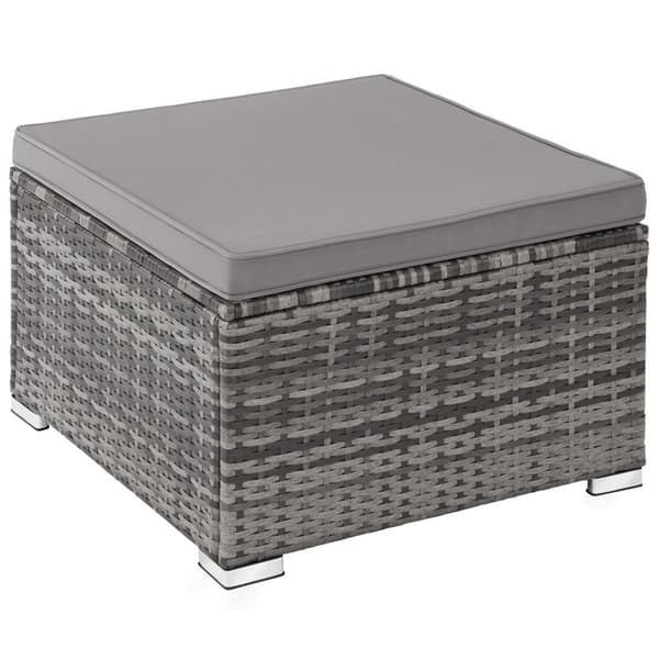Polyrattan loungesæt Lignano - grå