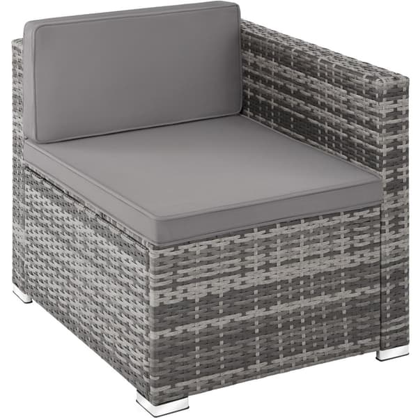 Polyrattan loungesæt Lignano - grå