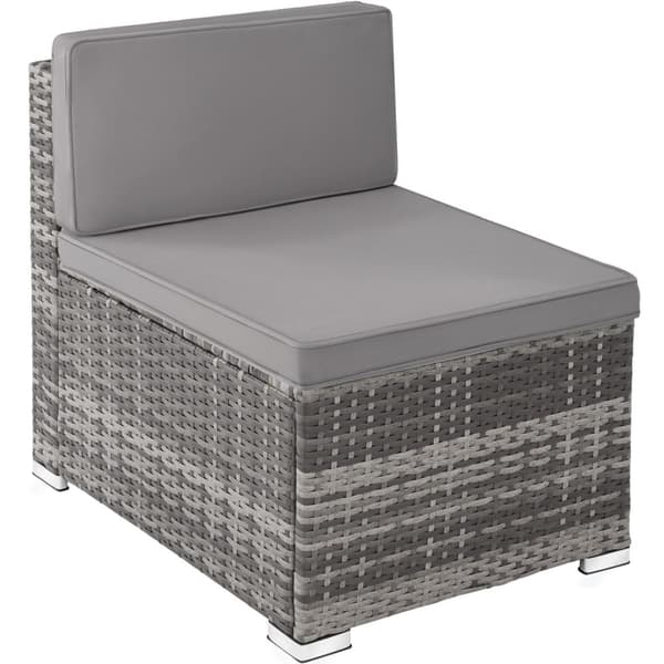 Polyrattan loungesæt Lignano - grå