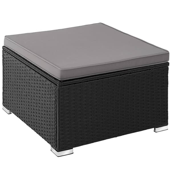 Polyrattan loungesæt Lignano - sort