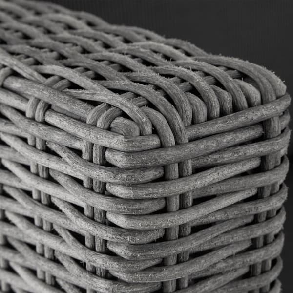 Polyrattan loungesæt Pula med aluminiumsstel - grå