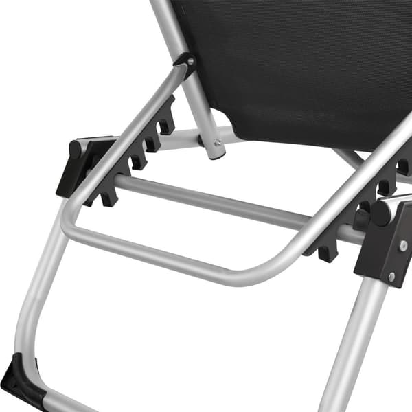 Solseng Aurelie af aluminium, 6-trins - sort