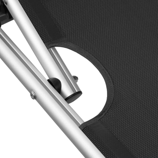 Solseng Aurelie af aluminium, 6-trins - sort