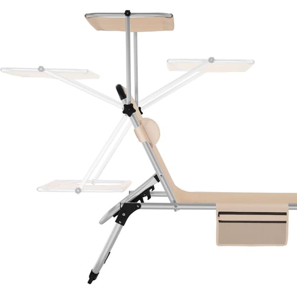 Solseng Aurelie af aluminium, 6-trins - beige