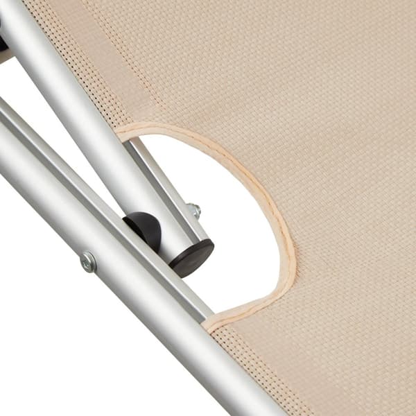 Solseng Aurelie af aluminium, 6-trins - beige