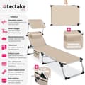 Miniatyrbillede 2 af 11: Solseng Aurelie af aluminium, 6-trins - beige