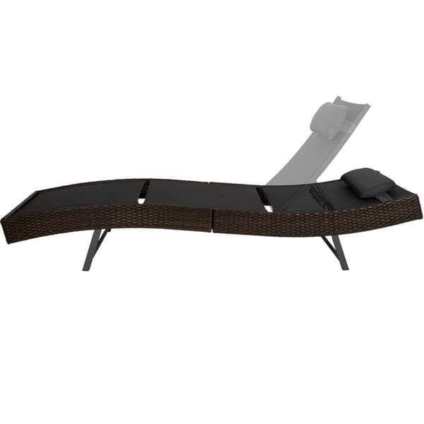 Polyrattan solseng Moana - brunmeleret