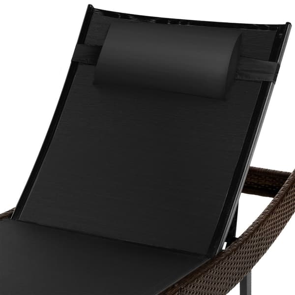 Polyrattan solseng Moana - brunmeleret