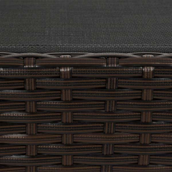 Polyrattan solseng Moana - brunmeleret