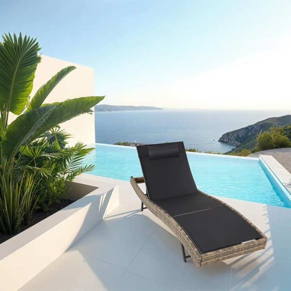 Polyrattan solseng Moana - natur