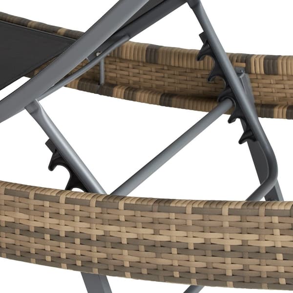 Polyrattan solseng Moana - natur
