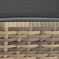 Miniatyrbillede 8 af 9: Polyrattan solseng Moana - natur