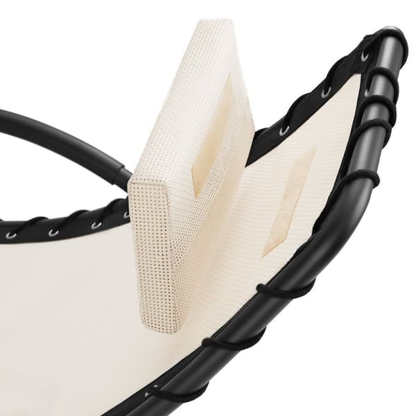 Solstol Toulon med ergonomisk design och gungfunktion - beige