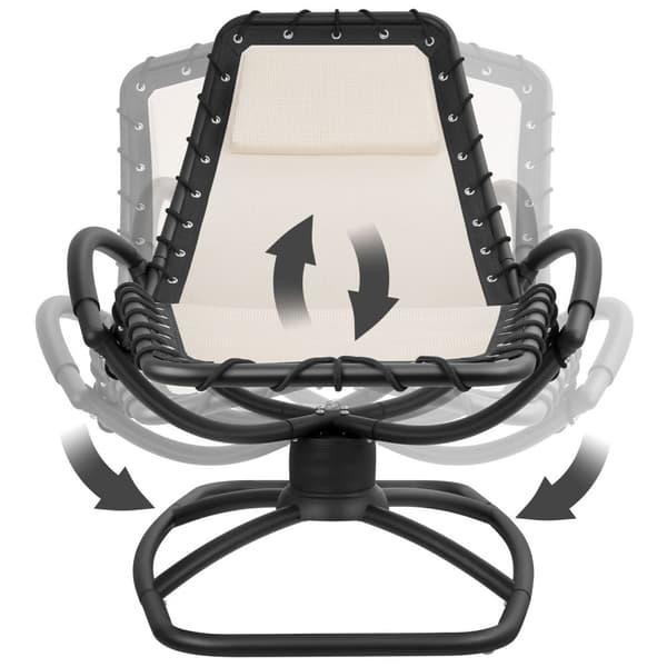 Havestol Toulon, ergonomisk, svingefunktion - beige