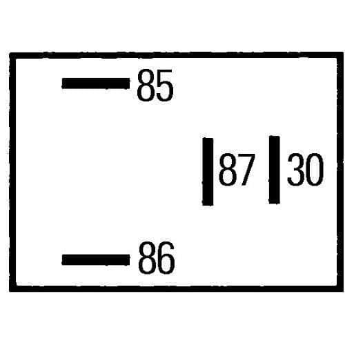Hella 4RA 007 813-011 Relä, Arbetsström - 933766111