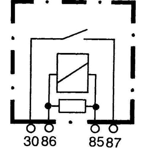Hella 4RA 007 813-011 Relä, Arbetsström - 933766111