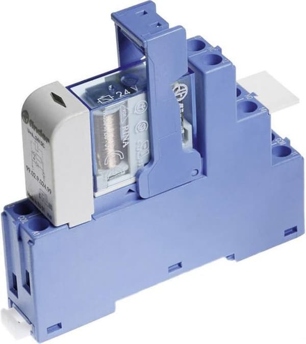 Finder 48.62.7.012.0050 Relämodul Märkspänning: 12 V/DC Omkopplingsström (max.): 10 A 2 växlar (RT) 1