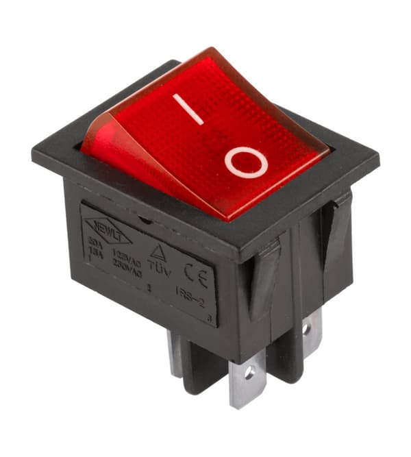 IRS-201-1A switch stik rød