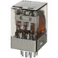 Miniatyrbild 1 av 2: Finder 60.13.8.230.5054 Plug-in relä 230 V/AC 10 A 3 växlar (RT) 1 st(s)