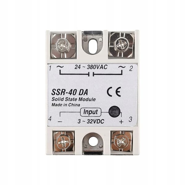 Solid State Relæ SSR-40 DA 40A 24-380VAC LED