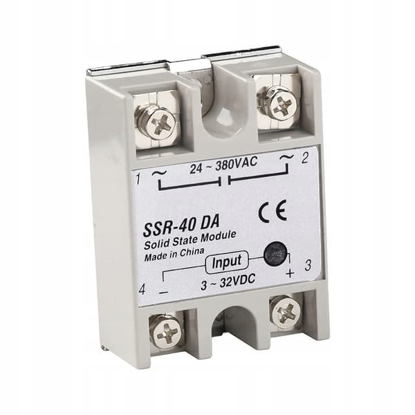 Solid State Relæ SSR-40 DA 40A 24-380VAC LED