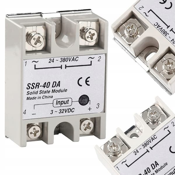 Solid State Relæ SSR-40 DA 40A 24-380VAC LED