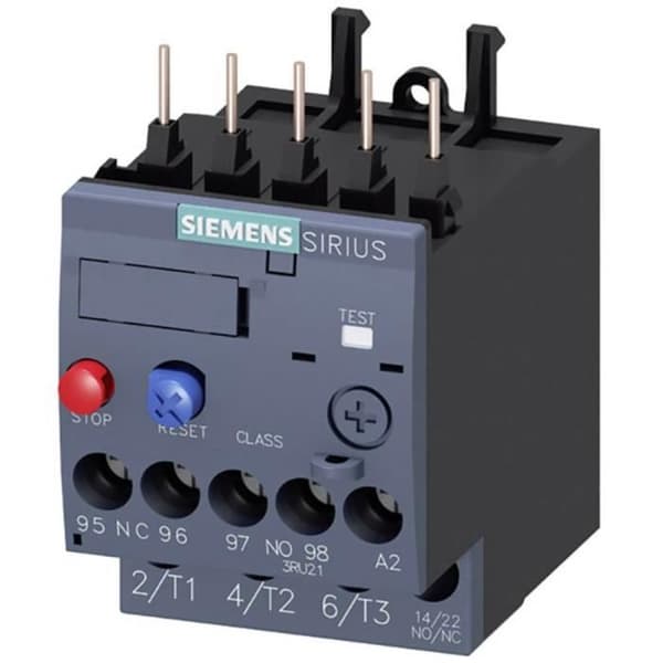 Relä av överlast Siemens 3RU2116-1AB0 1 NO (T), 1 NF (R) 1 st.