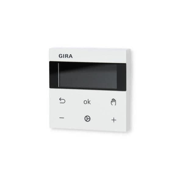 GIRA 539403 SYSTEM 3000 RAUMTEMPERATURREGLER BT, SYSTEM 55, REINWEIß G