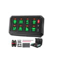 Miniatyrbillede 1 af 2: RGB LED-switch-panel, on-off-kontrol, universel kompatibilitet,8 Gangs RGB