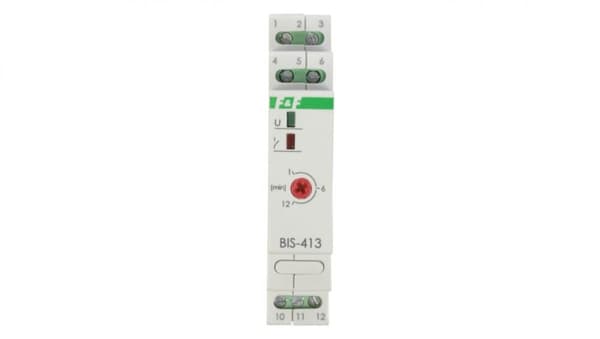 Impulsrelä med tidsbrytare 16A 230V AC 1P BIS-413