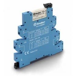 Relæinterfacemodul 62 mm MasterBASIC1P 6A 220-240VAC AgNi-kontakter Skrueterminaler 35 mm DIN-skinnemontering 39.11.8.230.0060