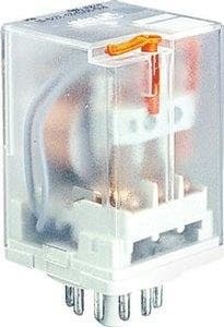 Industrirelä 3P 10A 220V DC AgNi R15-2013-23-1220-WT